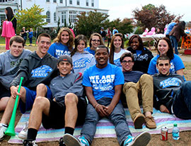 A large group of students smiling. Links to Gifts from Retirement Plans A large group of students smiling. Links to Gifts from Retirement Plans